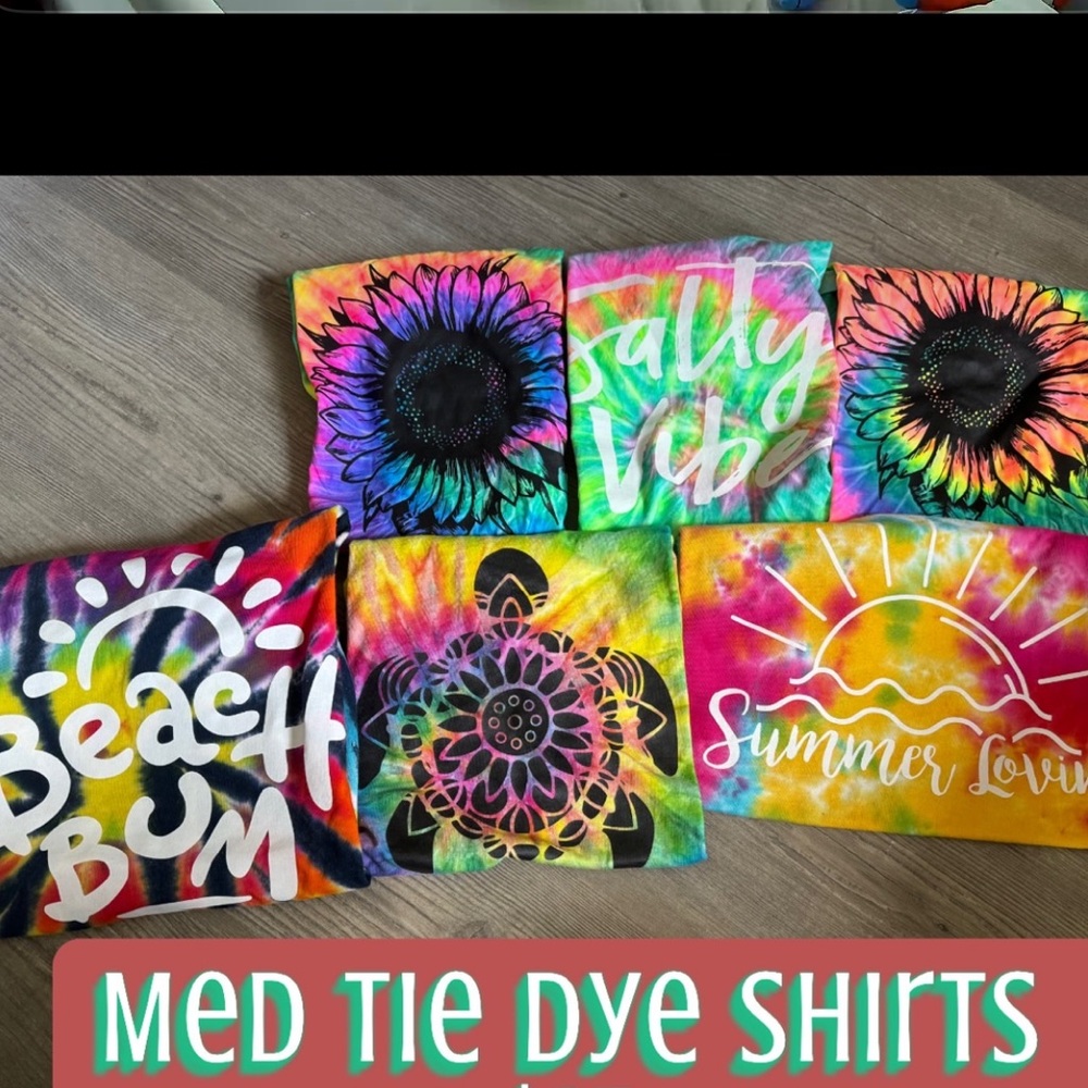 Colorful Tie-Dye T-Shirts